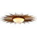 Sunburst Fixture by Global Views. Made from brass, glass in a transitional style.
