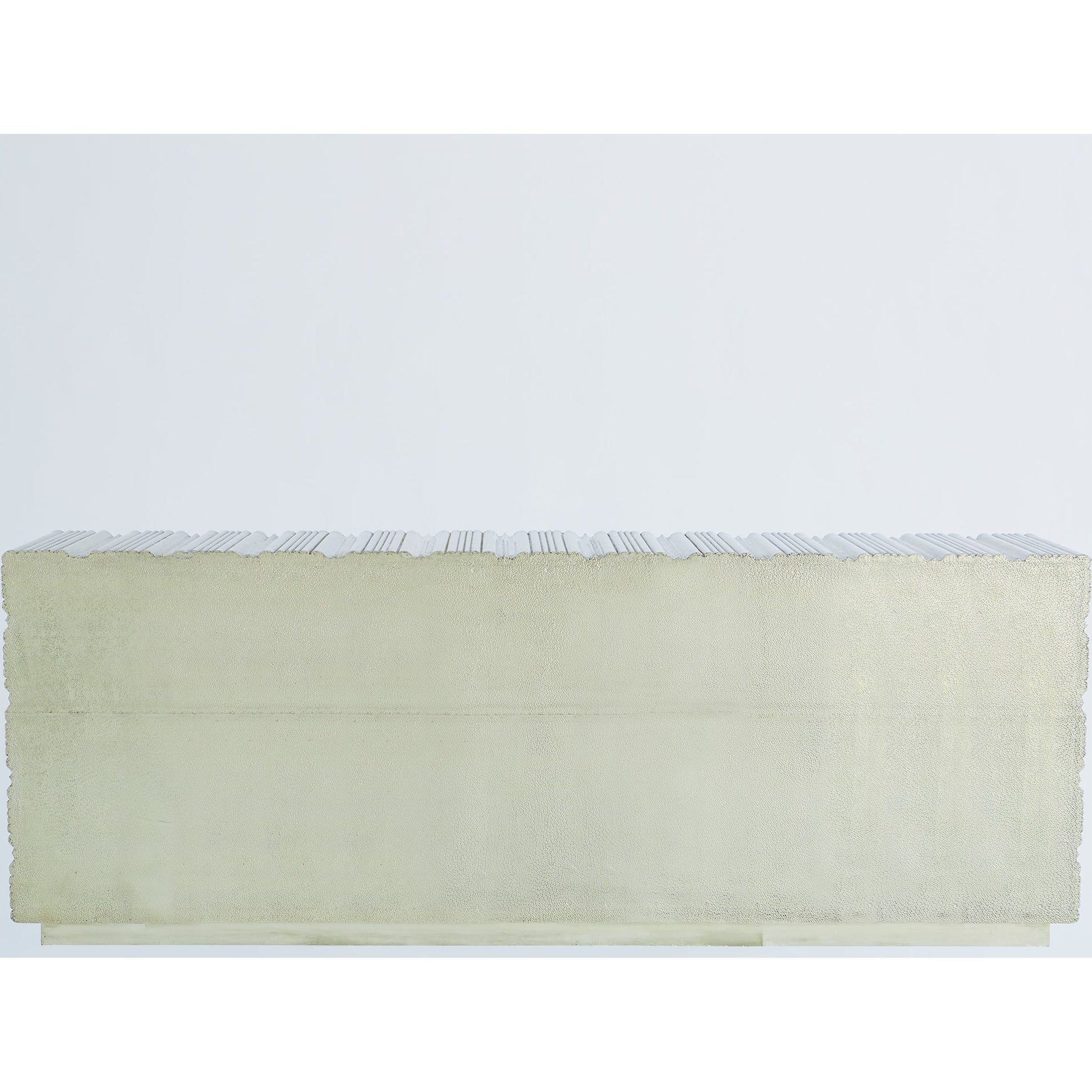 Linenfold Cabinet by Global Views. Made from mdf, brass in a modern style.