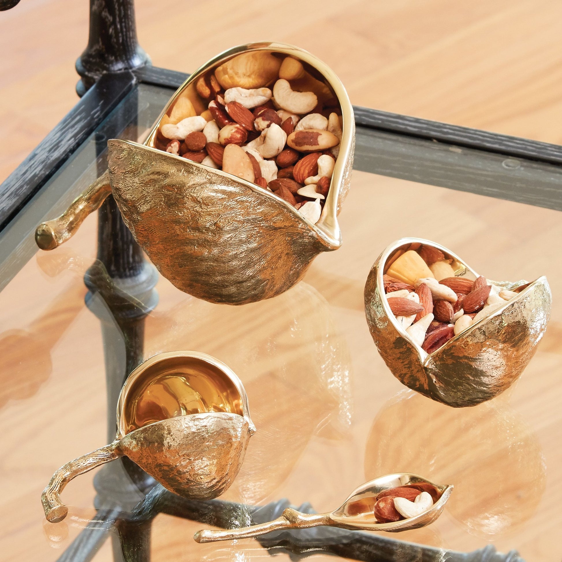 Chestnut Bowl by Global Views. Made from brass in a eclectic & global style.