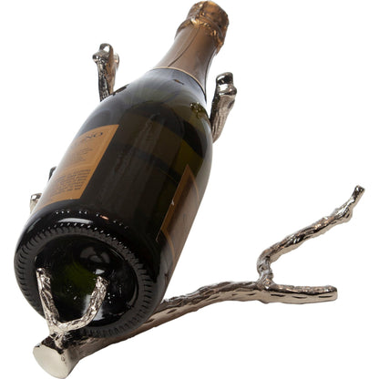 Twig Wine Bottle Holder by Global Views. Made from cast brass in a eclectic & global style.