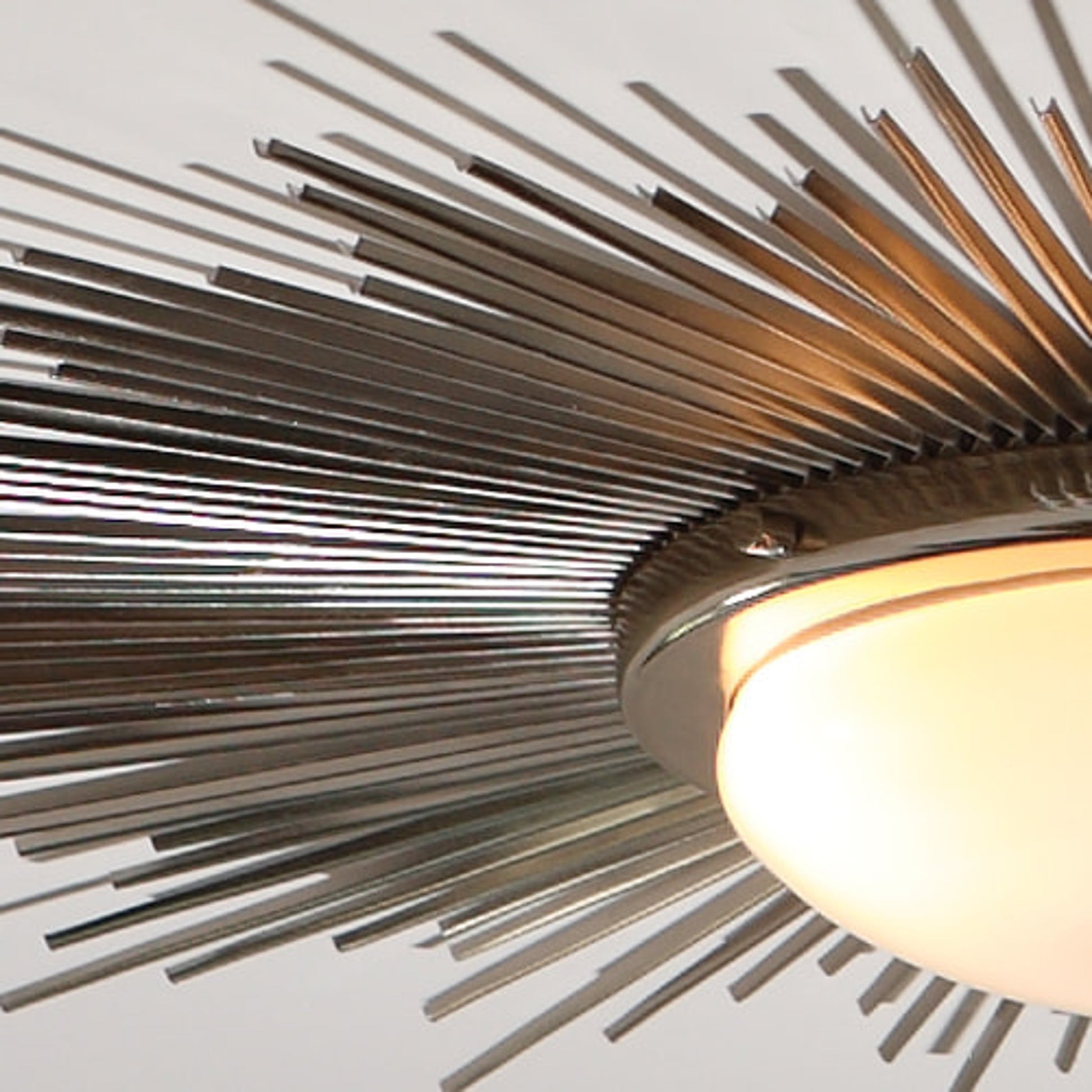 Sunburst Fixture by Global Views. Made from brass, glass in a transitional style.