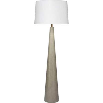 Alps Floor Lamp by Jamie Young in grey and warm grey. Made from metal in a unique style.