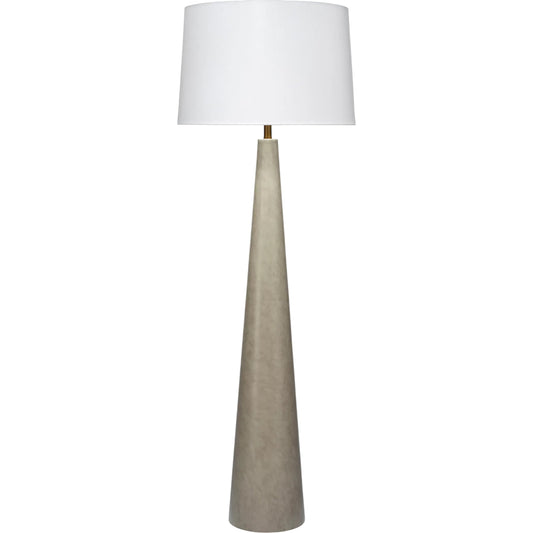 Alps Floor Lamp by Jamie Young in grey and warm grey. Made from metal in a unique style.