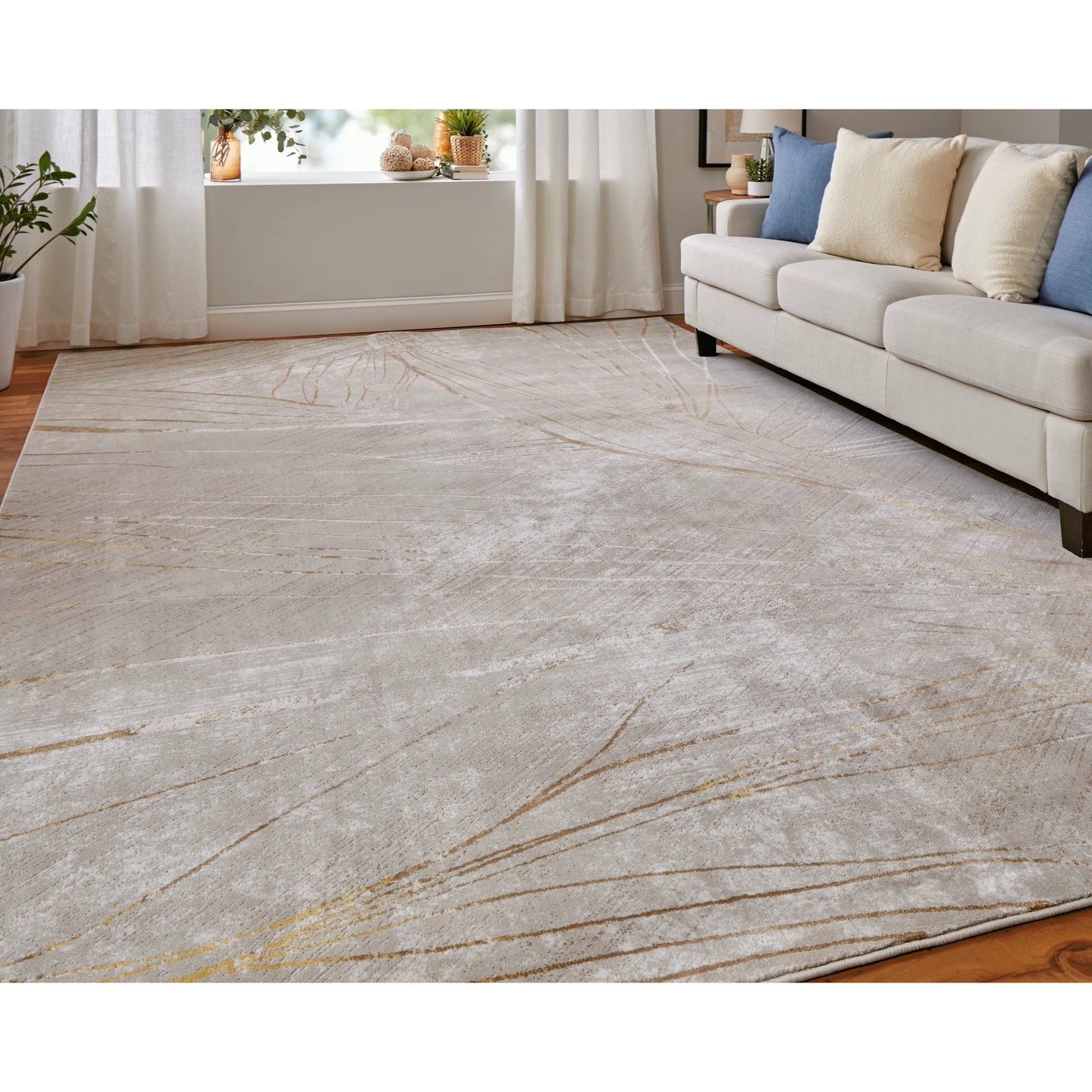 008 SI-2158662,SI-2158663,SI-2158664,SI-2158665,SI-2158666,SI-2158667 | Lifestyle | Waldor Rug - 73539NBF by Feizy in taupe, brown, silver. Made from polypropylene, polyester in a unique style.