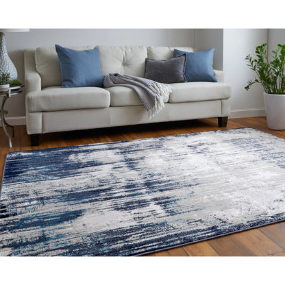 Indio Rug - 39GYF by Feizy in tan, blue, ivory. Made from unique in a unique style.