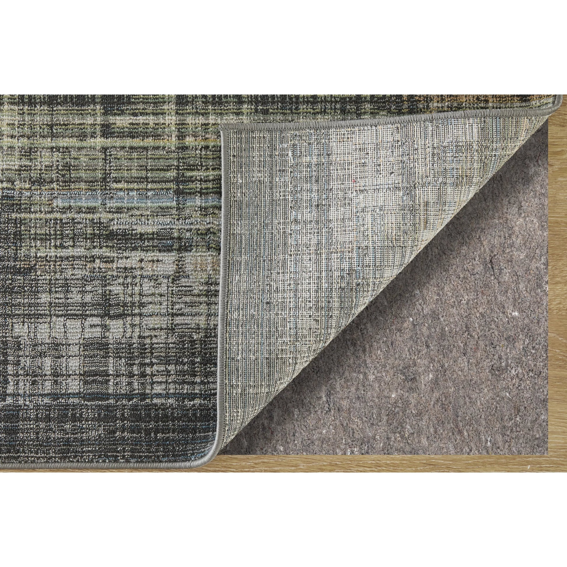 Greenwich Gradient & GRW39U2F Indoor/Outdoor Rug by Feizy in green, black, ivory. Made from polypropylene, polyester in a unique style.