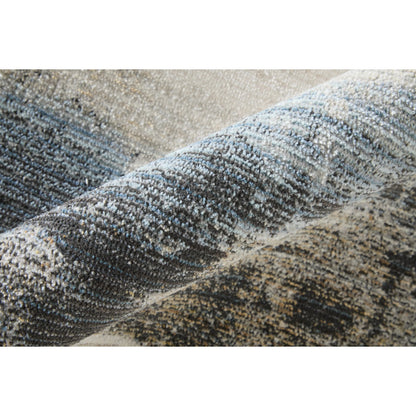Greenwich Geometric GRW39U3F Rug by Feizy in black, ivory, blue. Made from polypropylene, polyester in a unique style.