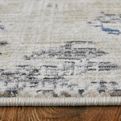 Sonora Rug - SNR39NUF by Feizy in ivory, blue, red. Made from polypropylene, polyester, viscose in a unique style.