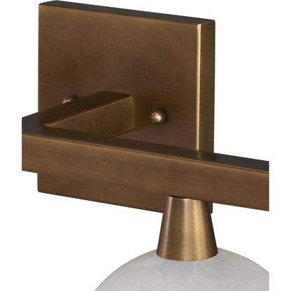 Bombelles Bath Bar by Currey and Company. Made from metal, alabaster in a modern style.