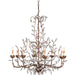 Crystal Bud Chandelier by Currey and Company. Made from unique in a traditional style.