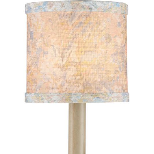 Wildflower Drum Chandelier Shade by Currey and Company. Made from cotton in a eclectic & global style.