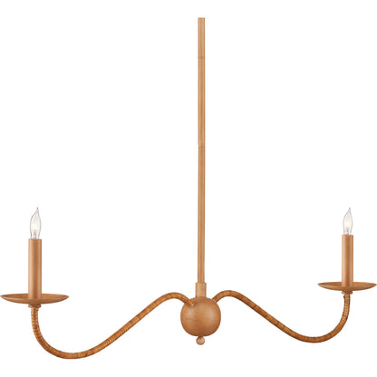 Saxon Linear Chandelier by Currey and Company. Made from unique in a modern style.