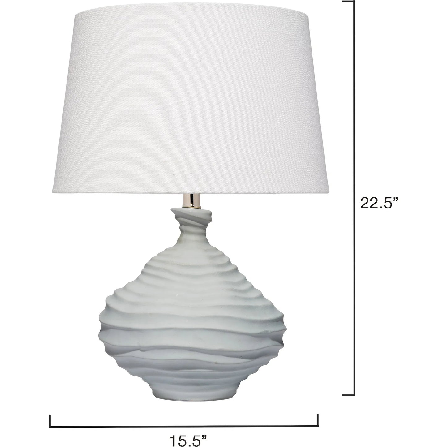 002 SI-2320389 | Additional Silo | Oasis Table Lamp by Jamie Young in blue and matte light blue. Made from ceramic in a modern style.