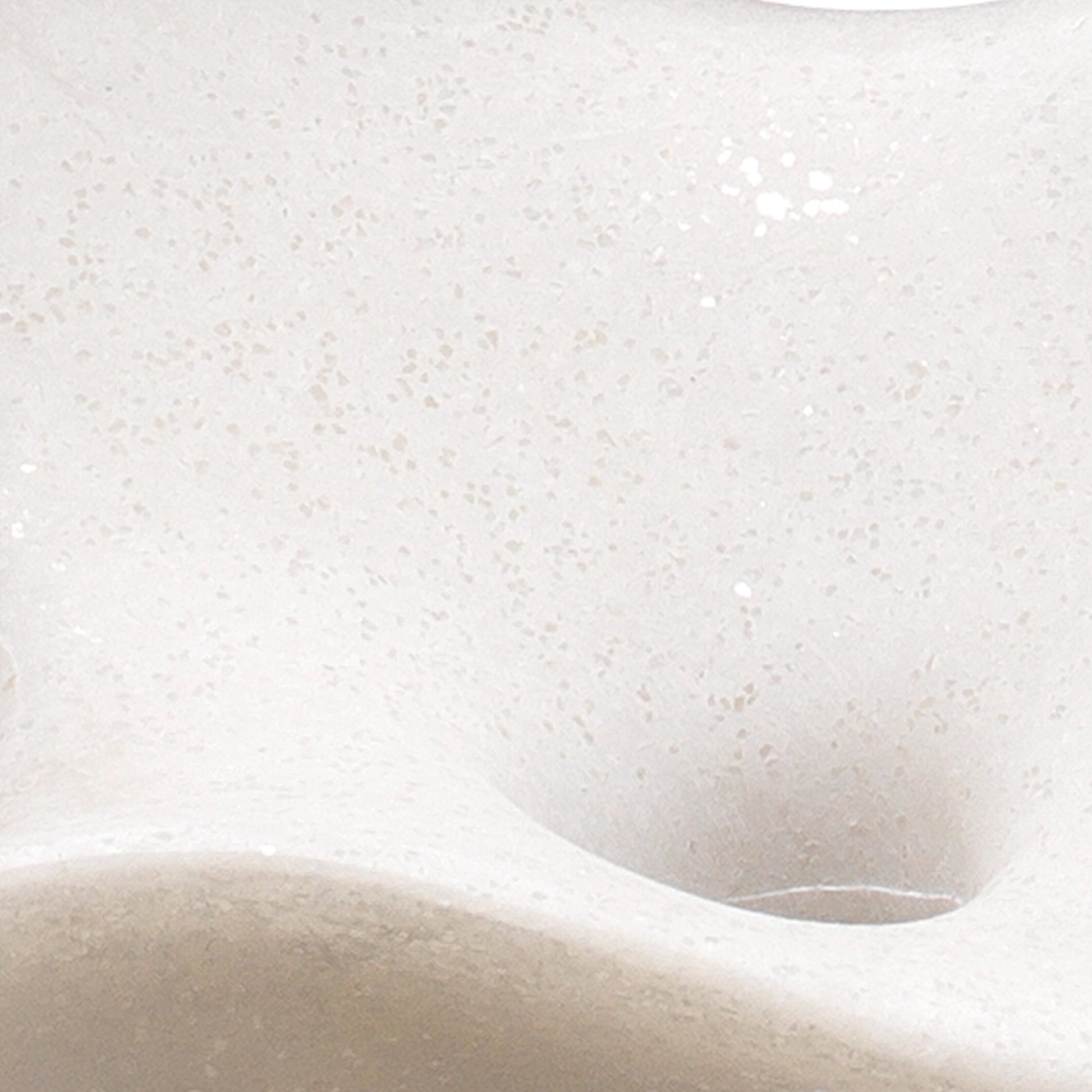 Obscure Table Lamp by Jamie Young in white polyresin. Made from resin in a modern style.