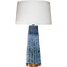 Pleated Table Lamp by Jamie Young. Made from ceramic in a modern style.