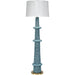 Rowan Floor Lamp by Jamie Young. Made from wood in a unique style.