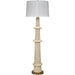Rowan Floor Lamp by Jamie Young. Made from wood in a unique style.