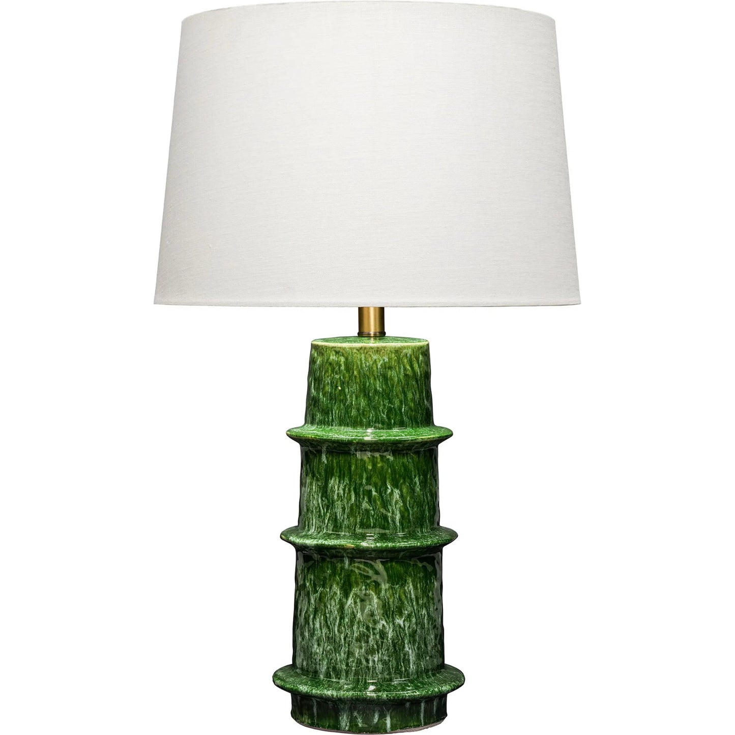 000 SI-2531194 | Primary Silo | Saturn Table Lamp by Jamie Young in green. Made from ceramic in a unique style.
