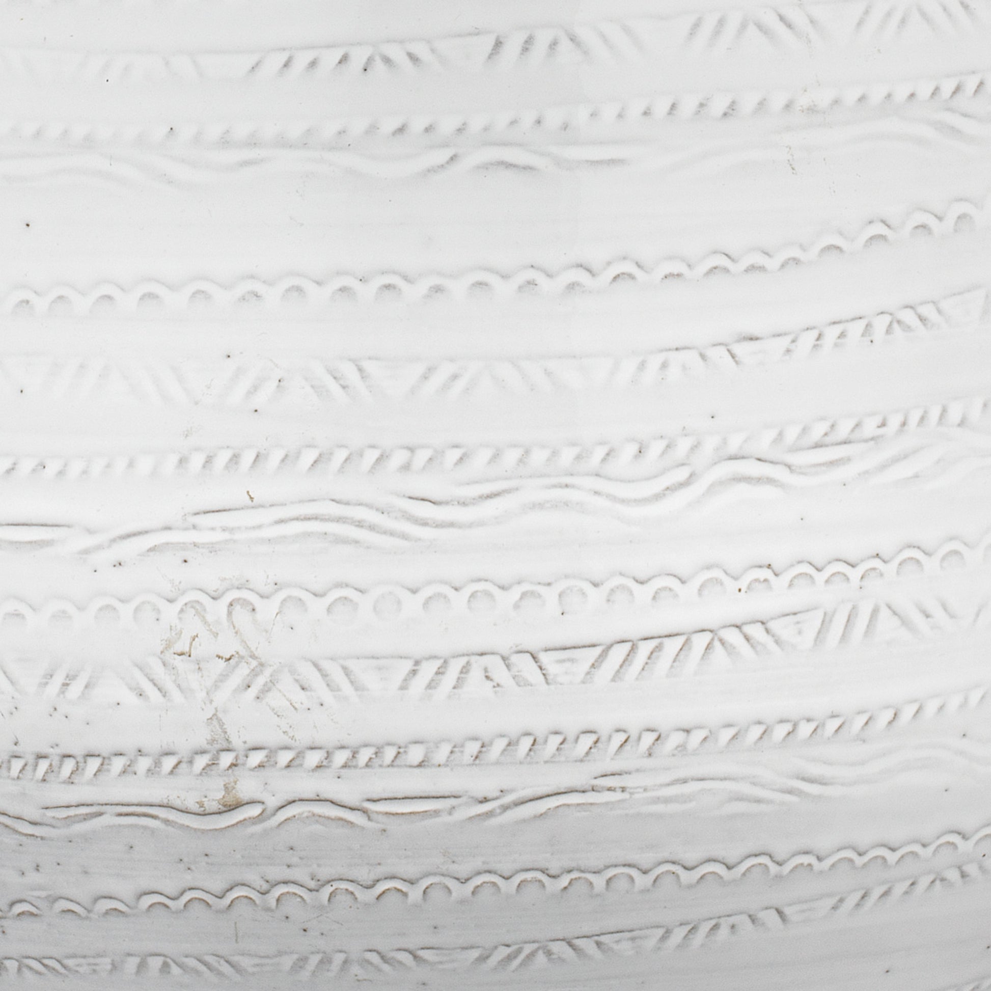 Trace Table Lamp by Jamie Young in white. Made from ceramic in a coastal style.