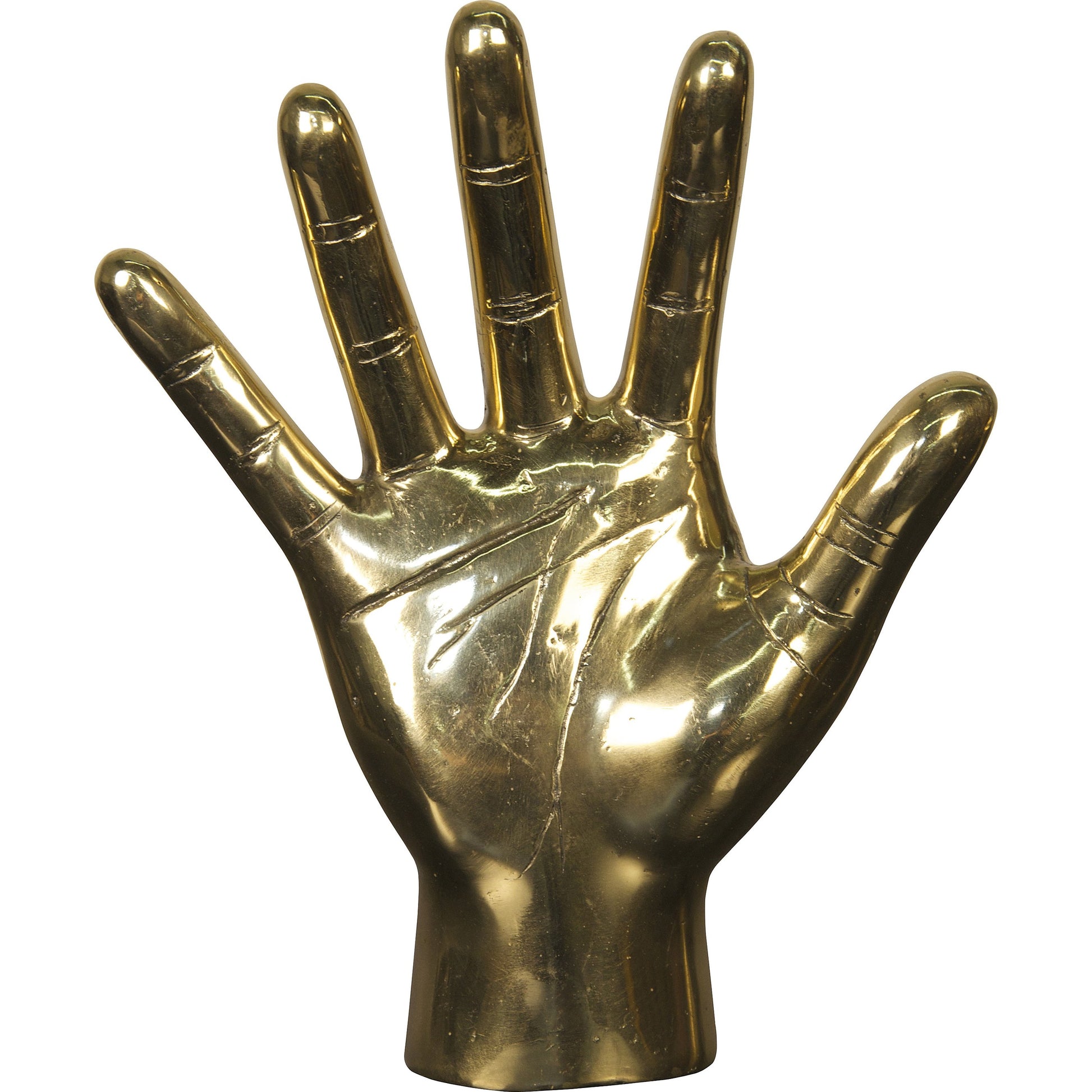 Open Hand by Noir in brass. Made from brass in a modern style.