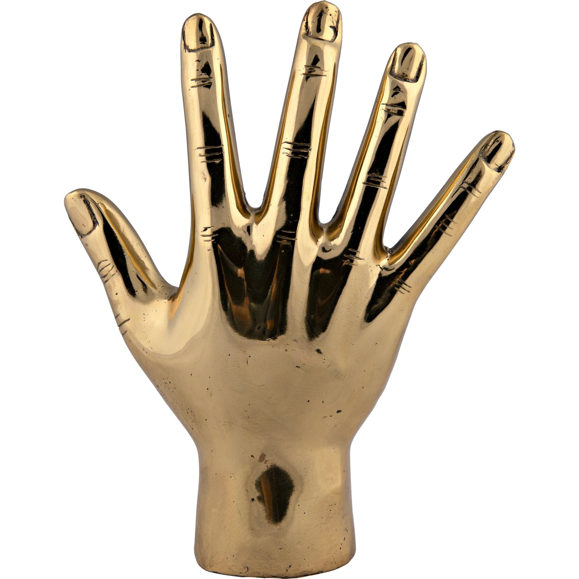 Open Hand by Noir in brass. Made from brass in a modern style.