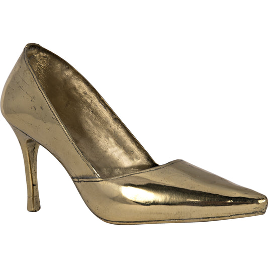 Heel by Noir in antique brass. Made from brass in a modern style.