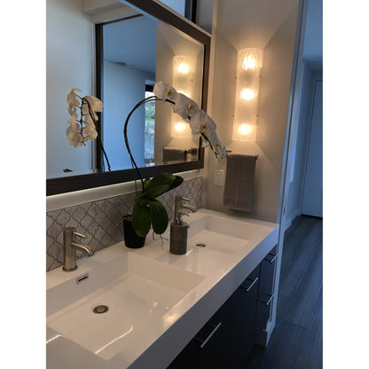 Brilliance Sconce Fixture by Varaluz in chrome. Made from chrome, bright ice in a modern style.