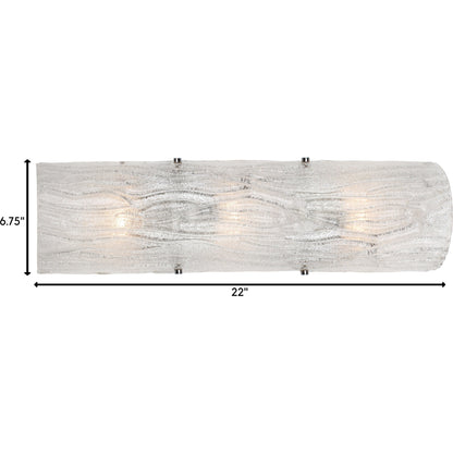 Brilliance Sconce Fixture by Varaluz in chrome. Made from chrome, bright ice in a modern style.