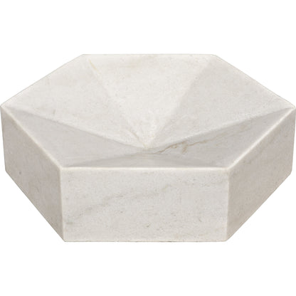 Conda Tray by Noir in white stone. Made from unique in a modern style.
