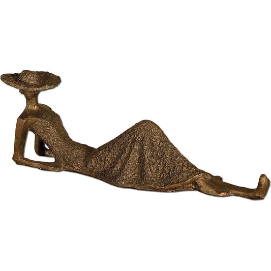 Summer Days Sculpture by Uttermost in bronze. Made from resin in a traditional style.