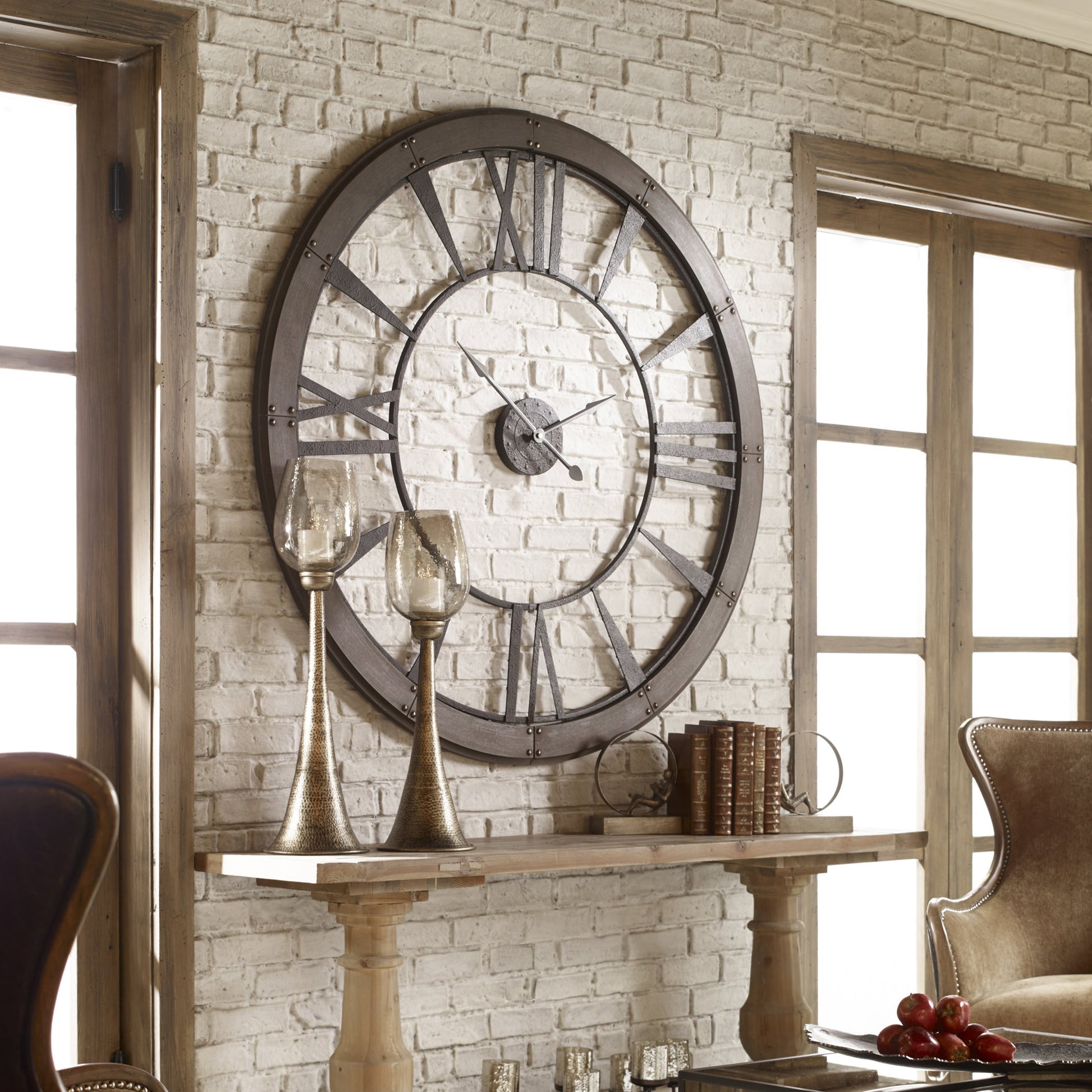 Ronan Wall Clock by Uttermost. Made from unique in a modern style.