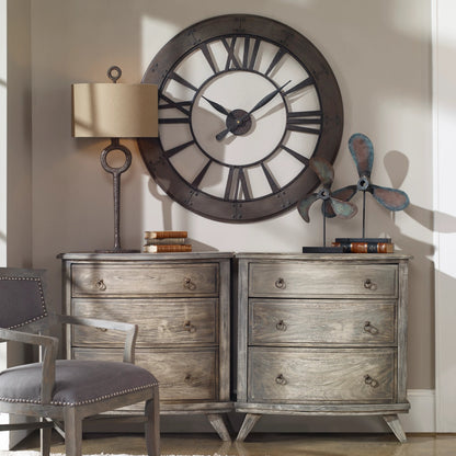 Ronan Wall Clock by Uttermost. Made from unique in a modern style.
