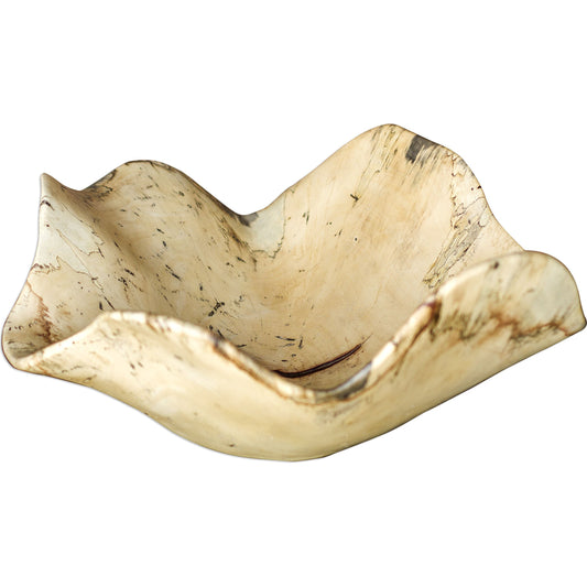 Tamarine Wood Bowl by Uttermost. Made from tamarine wood in a rustic style.