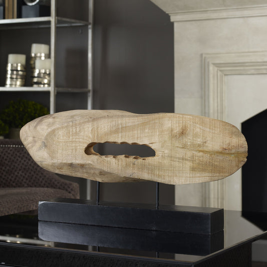 Paol Mango Wood Sculpture by Uttermost. Made from mango wood, iron in a modern style.