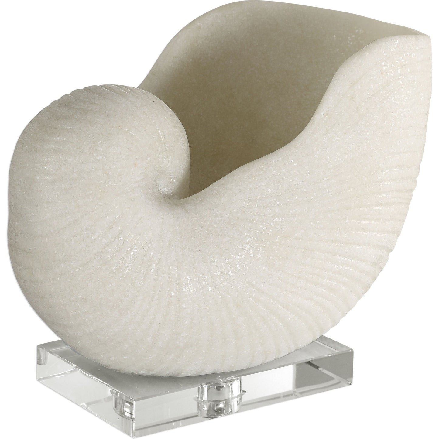 001 S-252306 | Primary Silo | Nautilus Shell Sculpture by Uttermost. Made from polyester, crystal in a coastal style.