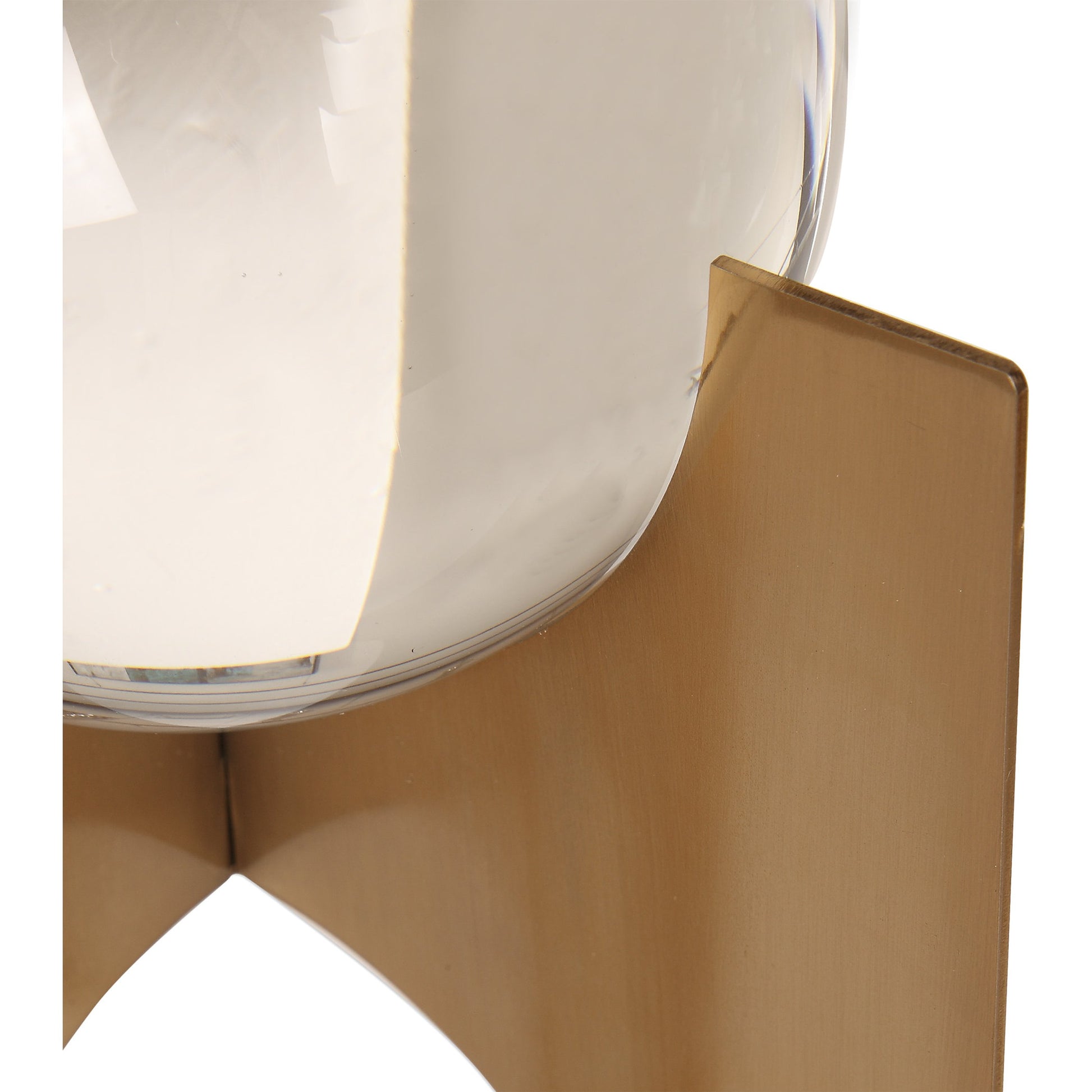 Ellianna Crystal Spheres (Set of 2) by Uttermost. Made from glass, stainless steel in a modern style.