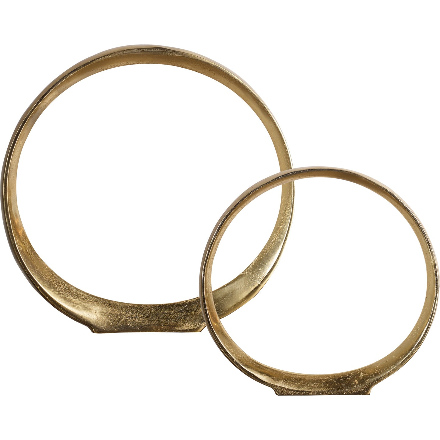 001 SR-388971 | Primary Silo | Jimena Ring Sculptures by Uttermost in gold. Made from aluminum in a eclectic & global style.