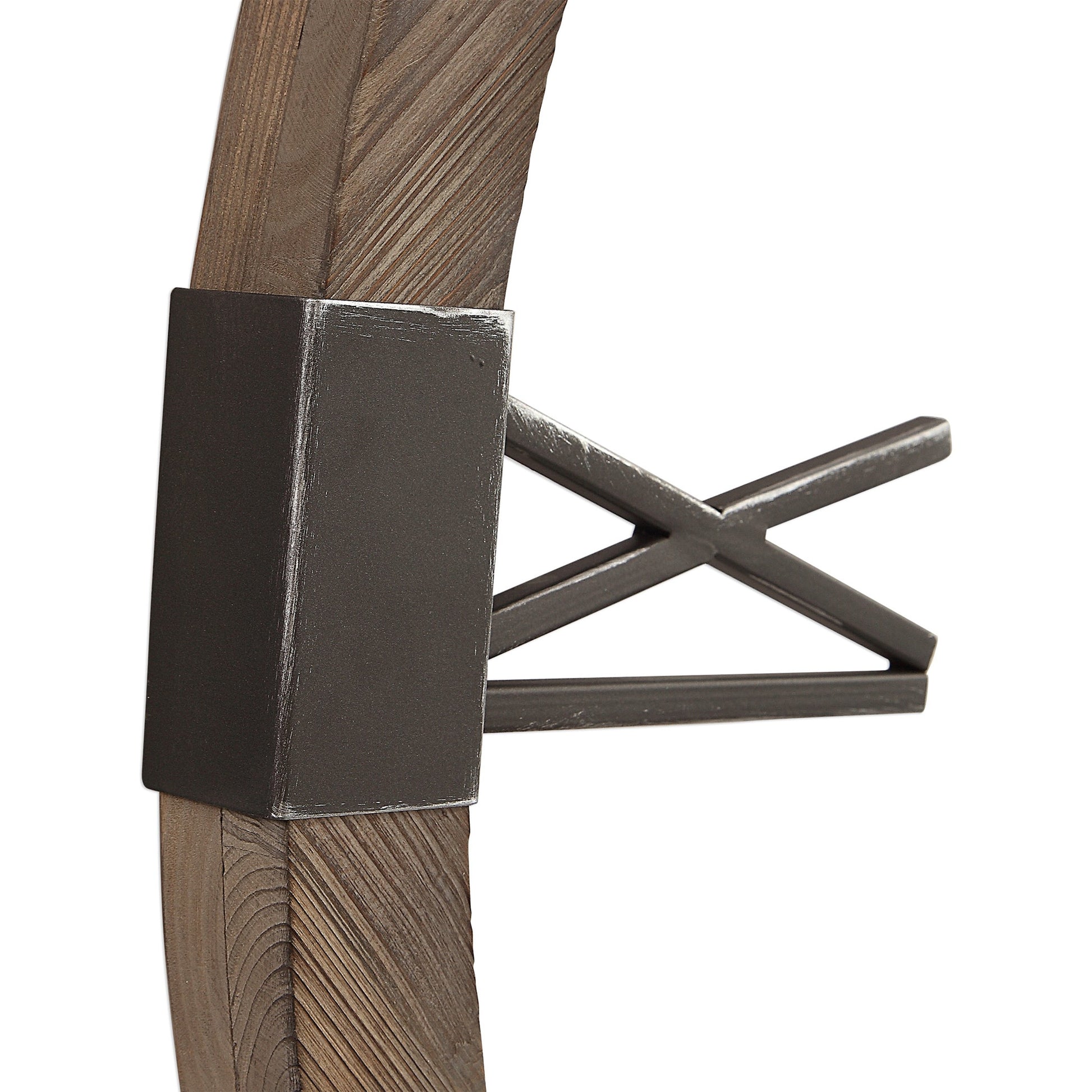 Marcelo Modern Wall Clock by Uttermost. Made from fir, iron in a modern style.
