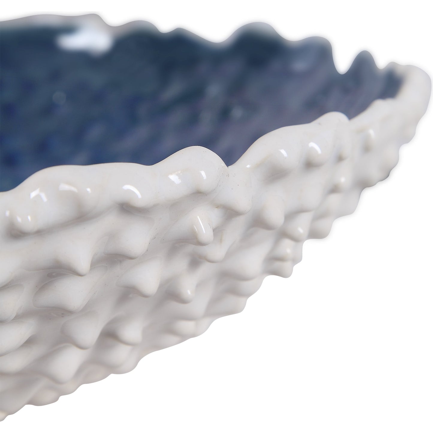 002 SR-388970 | Additional Silo | Ciji Bowl by Uttermost in white. Made from ceramic in a coastal style.