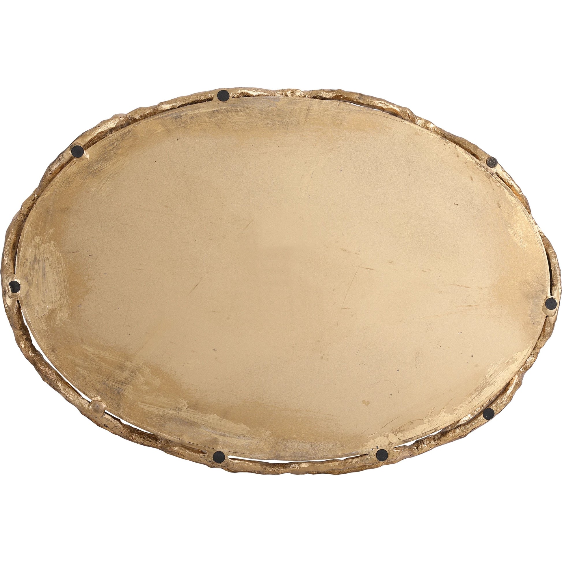 Cable Chain Tray by Uttermost in mirrored. Made from cast iron, clear mirror in a eclectic & global style.