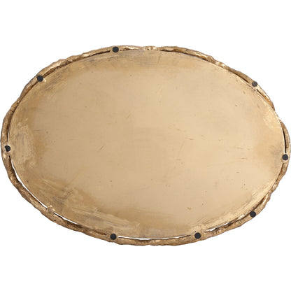 Cable Chain Tray by Uttermost in mirrored. Made from cast iron, clear mirror in a eclectic & global style.