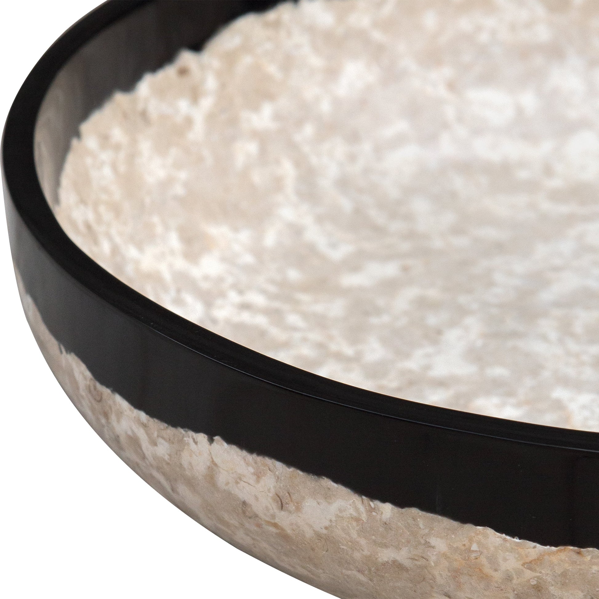 Rastia Terrazzo Bowl by Uttermost. Made from coral, resin in a eclectic & global style.