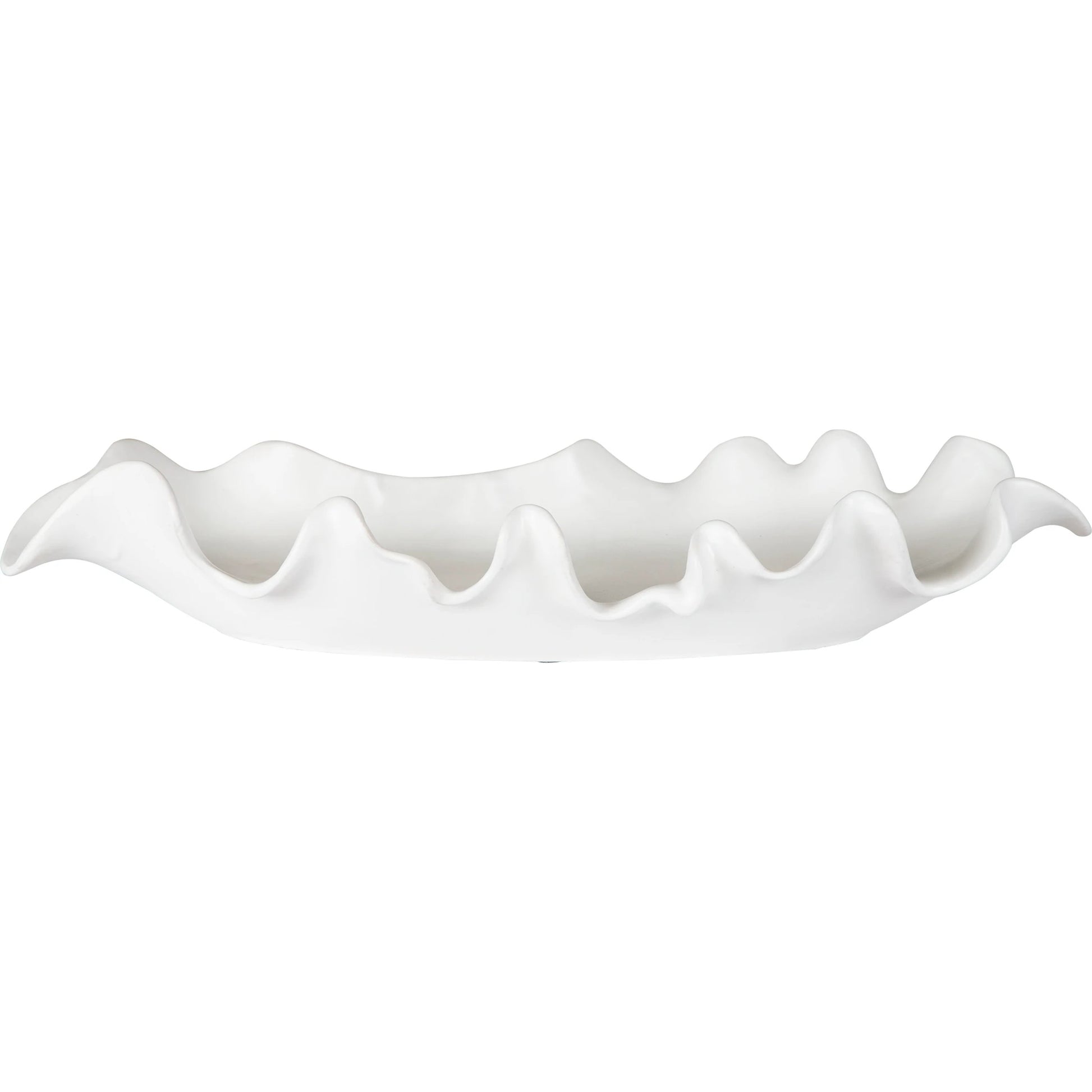 Ruffled Feathers Bowl by Uttermost. Made from earthenware in a modern style.