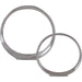 Orbits Ring Sculptures by Uttermost. Made from aluminum in a modern style.