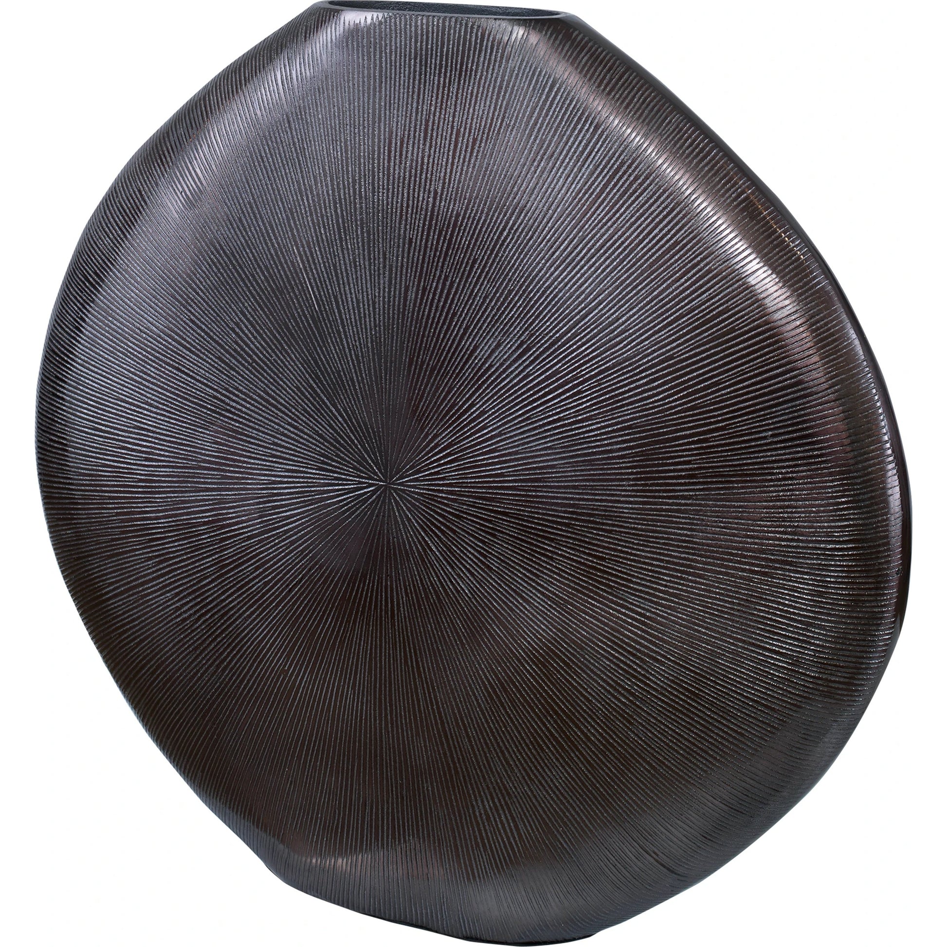 Gretchen Vase by Uttermost in gold. Made from aluminum in a eclectic & global style.