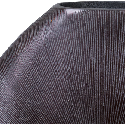 Gretchen Vase by Uttermost in gold. Made from aluminum in a eclectic & global style.