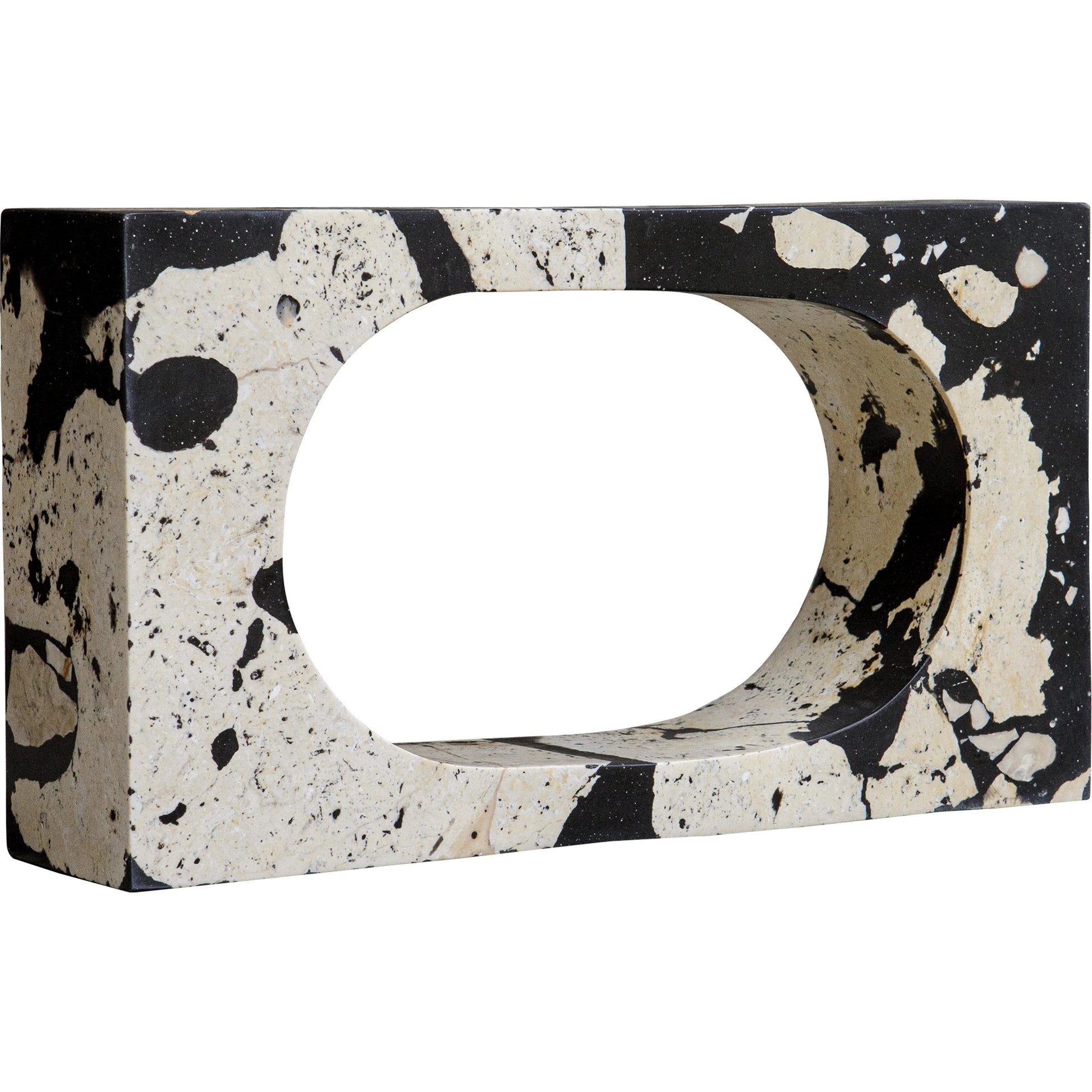 Nouveau Coral Sculpture by Uttermost in black. Made from coral, resin in a modern style.