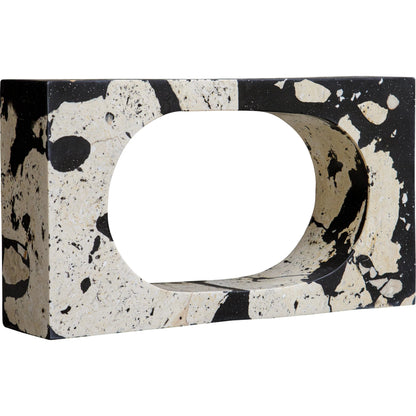 Nouveau Coral Sculpture by Uttermost in black. Made from coral, resin in a modern style.