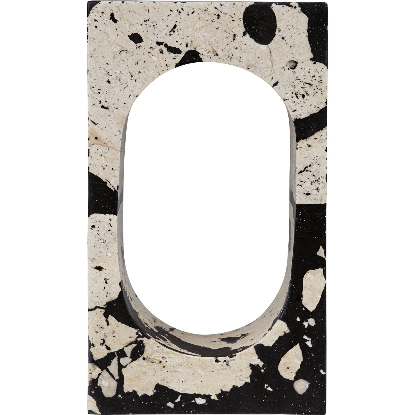 001 SI-1923616 | Primary Silo | Nouveau Coral Sculpture by Uttermost in black. Made from coral, resin in a modern style.