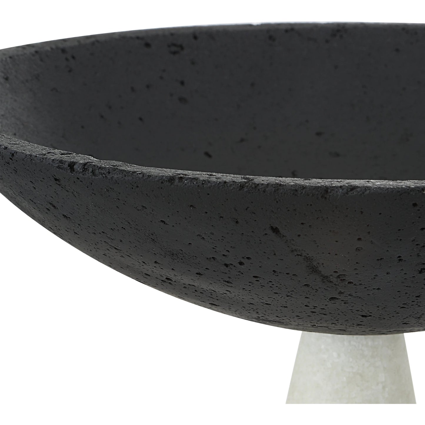 003 SI-1923641 | Additional Silo | Antithesis Bowls by Uttermost in black, white. Made from rice stone in a modern style.